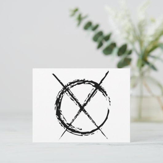 Slenderman Briefkaart (Staand voorkant)