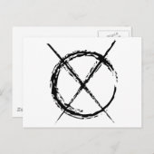 Slenderman Briefkaart (Voorkant / Achterkant)