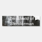 Slenderman Forest Bumpersticker (Voorkant)