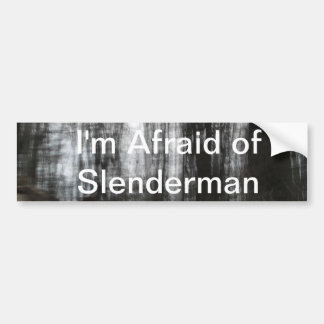 Slenderman Forest Bumpersticker