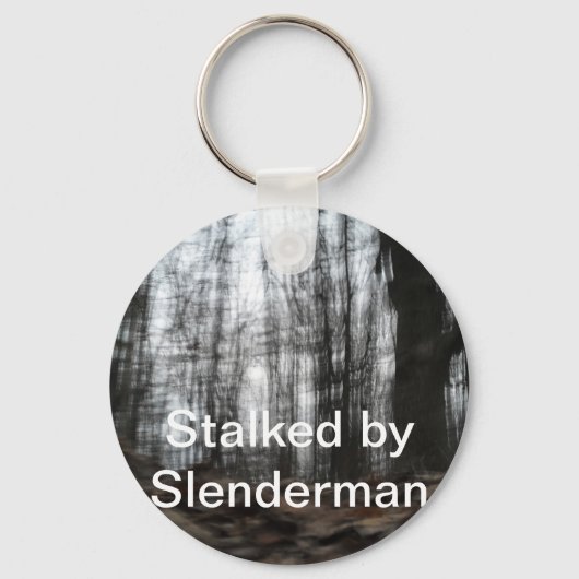 Slenderman Forest Sleutelhanger (Voorkant)