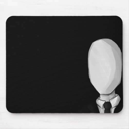 Slenderman Mousepad Muismat (Voorkant)