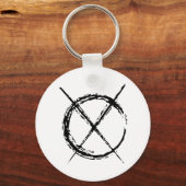 Slenderman Sleutelhanger (Voorkant)