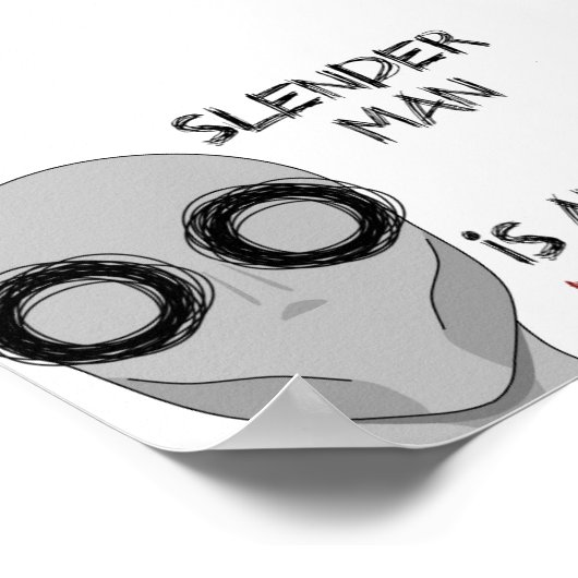 Slenderman- Watching Poster (Hoek)