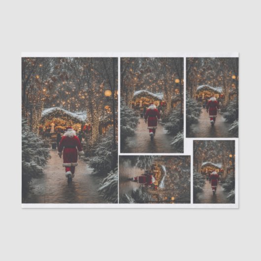 Slenteren naar de Shop of Lights Tissuepapier (Voorkant)