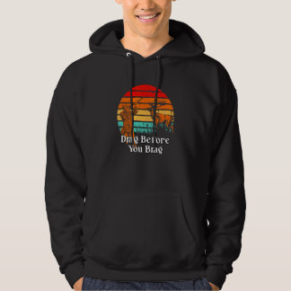 Slepen en Pronken Hertenjacht Eland Jager Boogschi Hoodie
