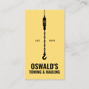 Slepen en slepen visitekaartje