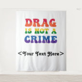 Slepen is geen misdaadpapier wandkleed (Voorkant)