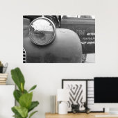  slepen - Vrachtwagen Poster (Thuiskantoor)