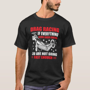 Slepende drager slepende racewasmachine met Gezegd T-shirt
