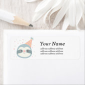 slet, schattige sloep, dierlijk voorbeeld etiket (Insitu)