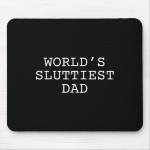 Sletigste papa van de wereld Funny Fathers Day Vad Muismat