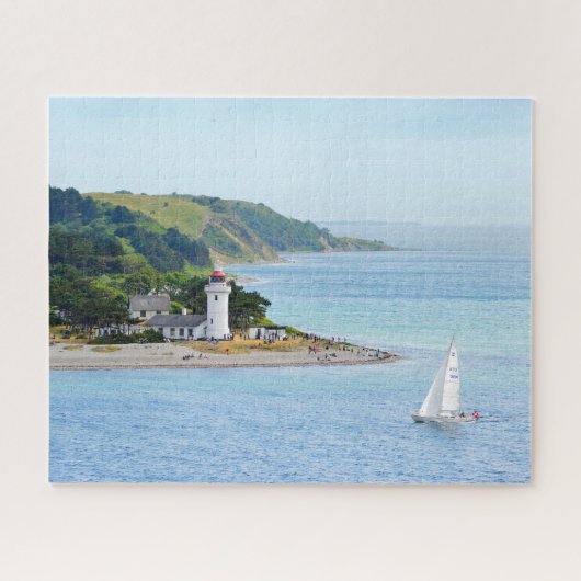 Sletterhage Lighthouse, Denemarken Legpuzzel (Horizontaal)