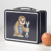 Sleuf als ambachtsman met frank (In situ)