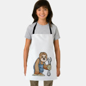 Sleuf als ambachtsman met frank schort (Insitu)