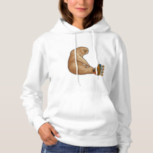 Sleuf als gealigneerd skater met gealigneerde scha hoodie