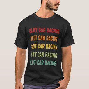 Sleuf-auto met racesleuf racistische hobbyistische t-shirt