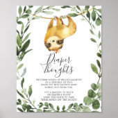 Sleuf Baby shower diapluiers Poster (Voorkant)