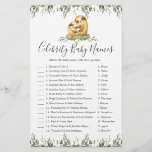 Sleuf Baby shower Kinderspel