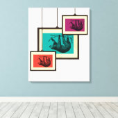 Sleuf Canvas Afdruk (Insitu (Houten vloer))