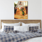 Sleuf Canvas Afdruk (Insitu (Slaapkamer))