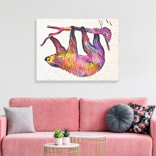 Sleuf Canvas Afdruk (Insitu (Woonkamer))