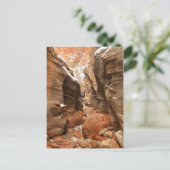Sleuf Canyon in Zion National Park Briefkaart (Staand voorkant)