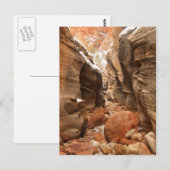 Sleuf Canyon in Zion National Park Briefkaart (Voorkant / Achterkant)