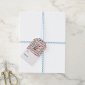 Sleuf Comic Patroon Cadeaulabel (Met Touw)