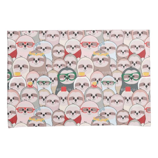 Sleuf Comic Patroon Kussensloop (Voorkant-Rechts)