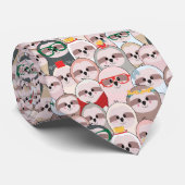 Sleuf Comic Patroon Stropdas (Opgerold)