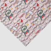 Sleuf Comic Patroon Tissuepapier (Detail)