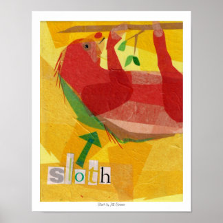 Sleuf Critter Collage Poster