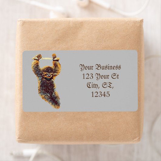 Sleuf die uit Thunder_Cove hangt Etiket (Insitu)