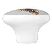 Sleuf die uit Thunder_Cove hangt Keramische Knop (Zijkant)