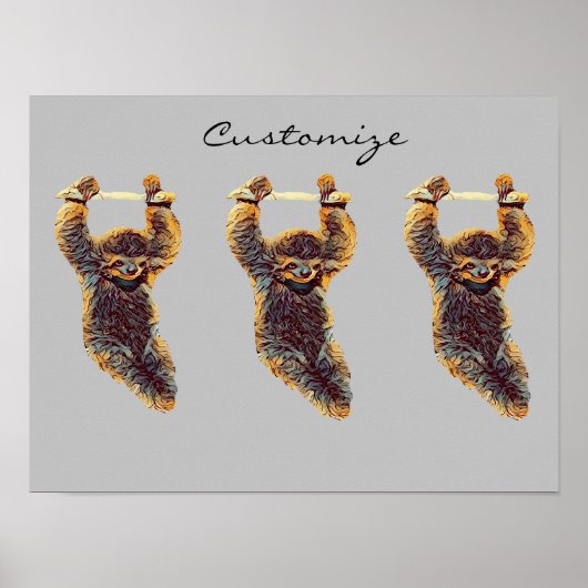 Sleuf die uit Thunder_Cove hangt Poster (Voorkant)