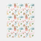 Sleuf en vriendenpatroon fleece deken (Voorkant)