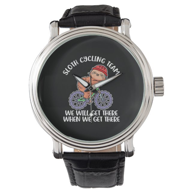 Sleuf-fietsteam Horloge (Voorkant)