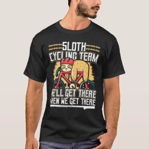 Sleuf-fietsteam T-shirt