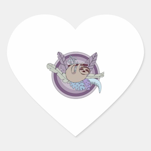 Sleuf Hart Sticker (Voorkant)