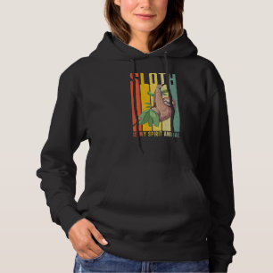 Sleuf is mijn dierlijk luie luike luiftige luis hoodie