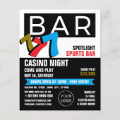 Sleuf-machine, casino Night, gamesector Flyer (Voorkant)