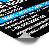 Sleuf-machine, casino Night, gamesector Poster (Hoek)