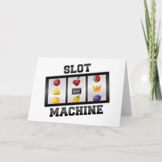 Sleuf machine-goed geld! kaart (Voorkant)