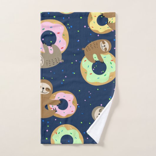 Sleuf met donuts  handdoek (Handdoek)