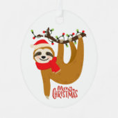 Sleuf met kerst met feestdag metalen ornament (Voorkant)