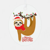 Sleuf met kerst met feestdag metalen ornament (Achterkant)