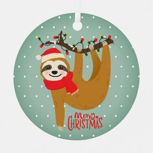 Sleuf met kerst met feestdag metalen ornament (Voorkant)