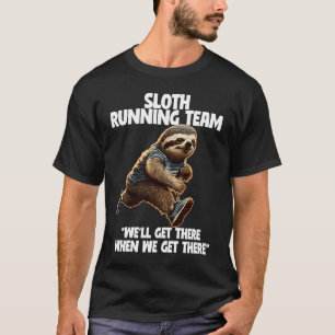 Sleuf met teamfitness - Slogan Runner uitvoeren T-shirt