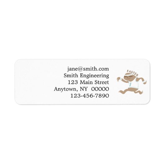 Sleuf met trage beweging - Kies een achterkleur Etiket (Voorkant)